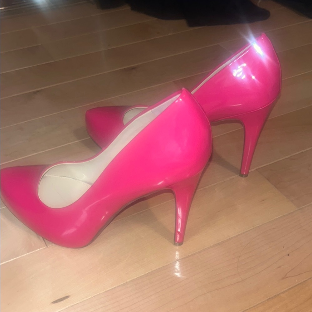 Vibrant Pink Stiletto Heels